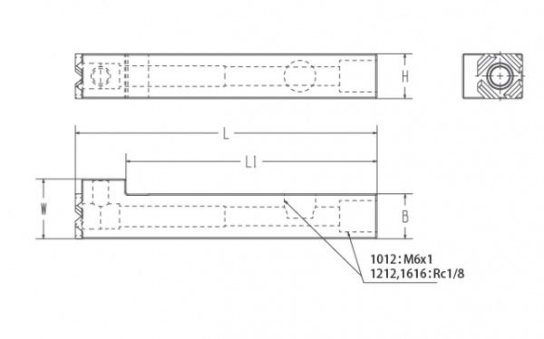 Державка модульная ACMT10-1012F-JCT