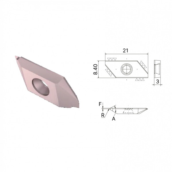 Пластина резьбовая KSIT12L 040-B-R005 AP5120