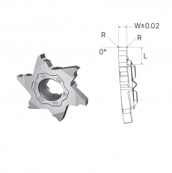 Пластина канавочная KX618GR160-350-020 AP5120