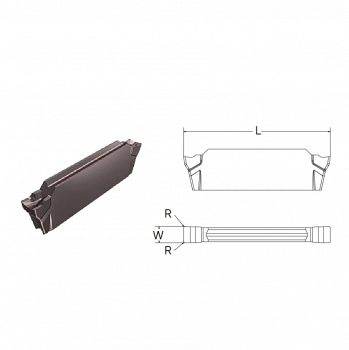 Пластина канавочная KGCS 15003-N-GF AP5120
