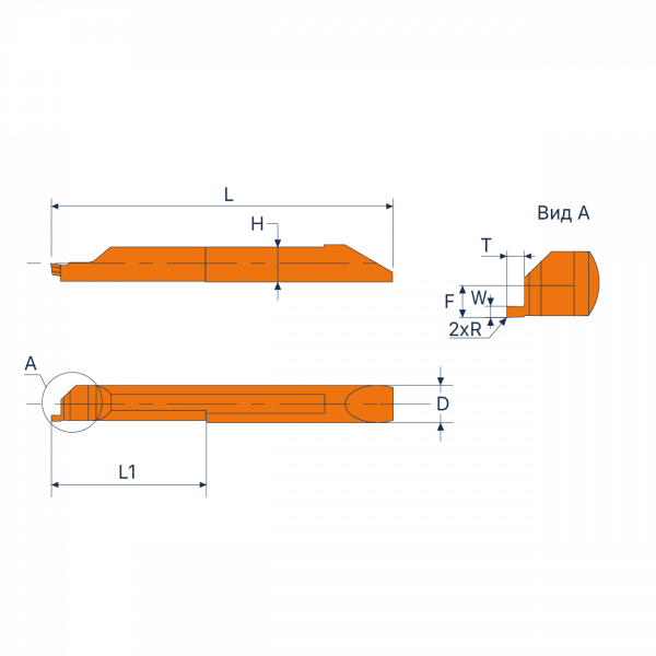AHF8R 1015-300 AHS10M твердосплавный мини-резец