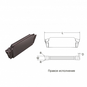 Пластина канавочная KGCS 15003-L15-CM AP5120